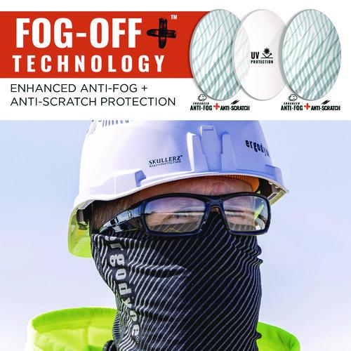 Picture of Skullerz ODIN Anti-Scratch/Enhanced Anti-Fog Safety Glasses, Nylon Impact Black Frame, Indoor/Outdoor Polycarbonate Lens