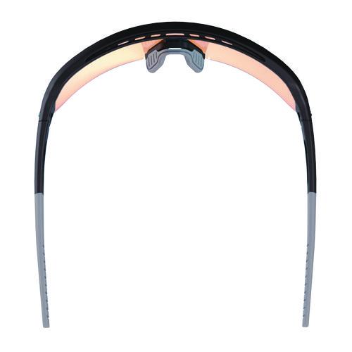 Picture of Skullerz AEGIR Safety Glasses with Mirrored Lenses, Matte Black Nylon Impact Frame, Orange Mirror Polycarbonate Lens