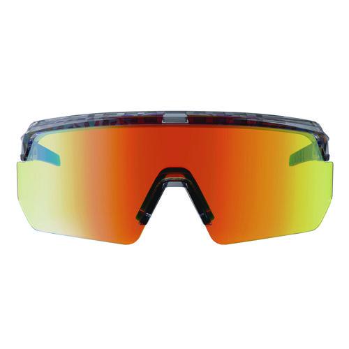 Picture of Skullerz AEGIR Anti-Scratch/Anti-Fog Safety Glasses, Clear Smoke Nylon Impact Frame, Orange Mirror Polycarbonate Lens