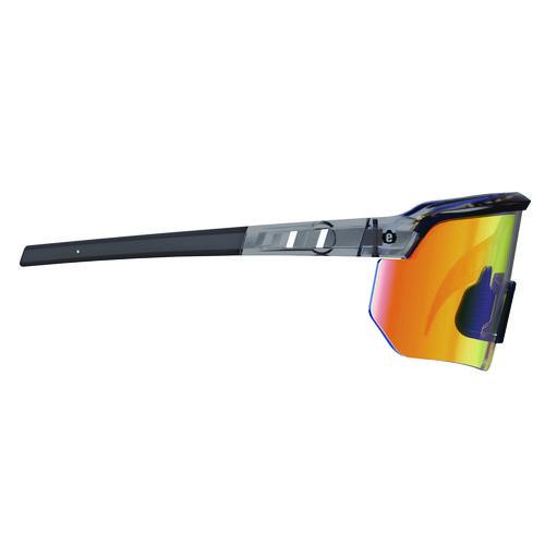 Picture of Skullerz AEGIR Anti-Scratch/Anti-Fog Safety Glasses, Clear Smoke Nylon Impact Frame, Orange Mirror Polycarbonate Lens