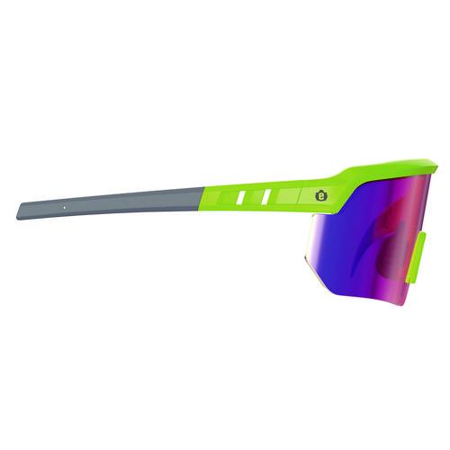 Picture of Skullerz AEGIR Anti-Scratch/Anti-Fog Safety Glasses, Lime Nylon Impact Frame, Purple Mirror Polycarbonate Lens