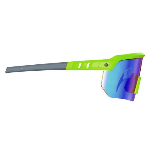 Picture of Skullerz AEGIR Anti-Scratch/Anti-Fog Safety Glasses, Lime Nylon Impact Frame, Blue Mirror Polycarbonate Lens