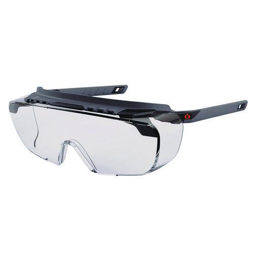 Picture of Skullerz OSMIN Anti-Scratch/Anti-Fog Safety Glasses, Matte Black Polycarbonate Frame, Clear Polycarbonate Lens