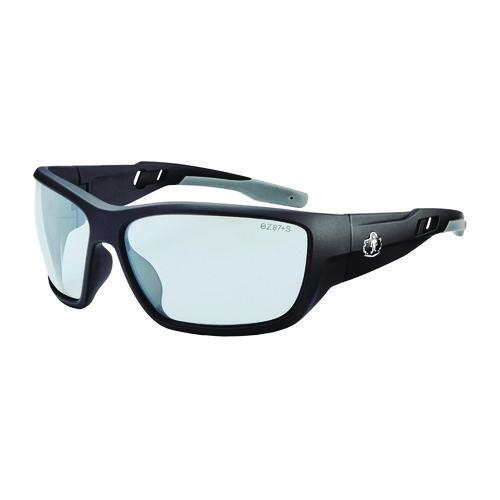 Picture of Skullerz BALDR Anti-Scratch/Anti-Fog Safety Glasses, Matte Black Nylon Impact Frame, Indoor/Outdoor Polycarbonate Lens