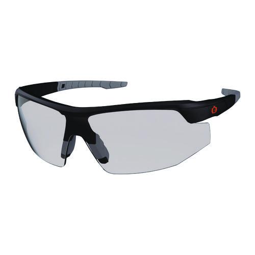 Picture of Skullerz SKOLL Anti-Scratch/Anti-Fog Safety Glasses, Matte Black Nylon Impact Frame, Indoor/Outdoor Polycarbonate Lens