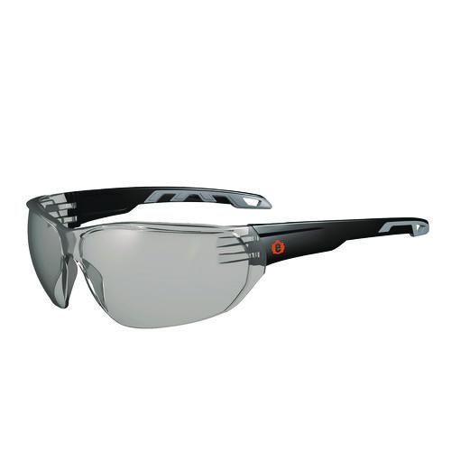 Picture of Skullerz VALI Anti-Scratch/Anti-Fog Safety Glasses, Matte Black Frameless, Indoor/Outdoor Polycarbonate Lens