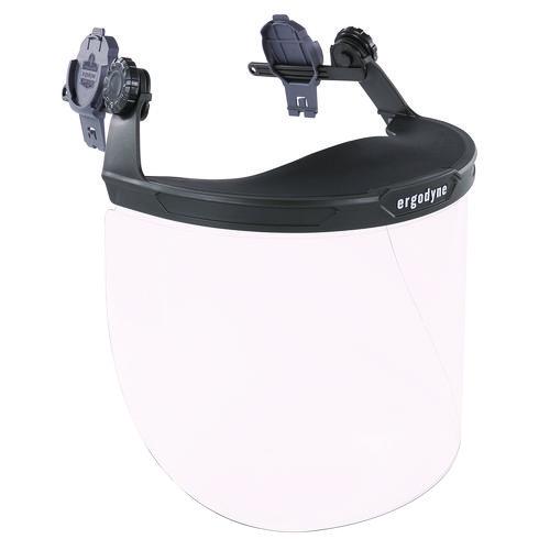 Picture of Skullerz 8995 Anti-Scratch and Anti-Fog Hard Hat Face Shield with Adapter for Full Brim, Clear Lens