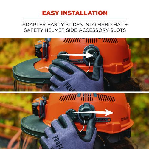 Picture of Skullerz 8996 Face Shield Adapter Frame Replacement, Gray