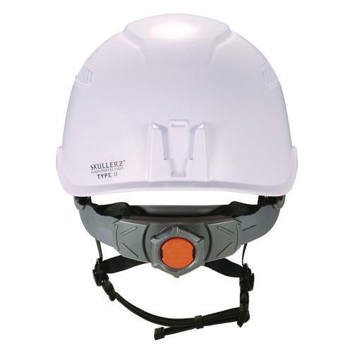 Picture of Skullerz 8977 Class C Safety Helmet with Adjustable Venting, 6-Point Rachet Suspension, White