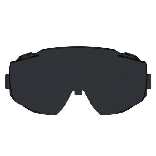 Picture of Skullerz MODI OTG Anti-Scratch and Enhanced Anti-Fog Safety Goggles Replacement Lens, Smoke