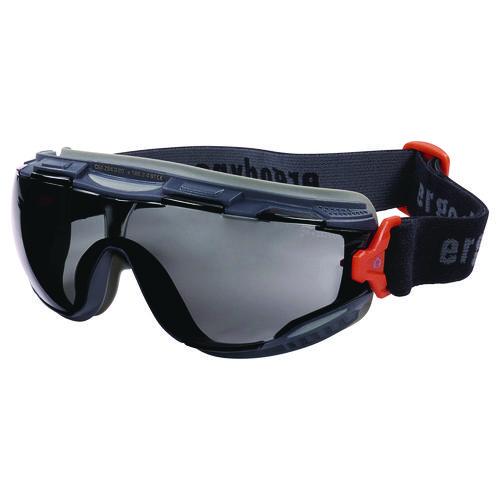 Picture of Skullerz ARKYN Anti-Scratch and Enhanced Anti-Fog Safety Goggles with Elastic Strap, Smoke