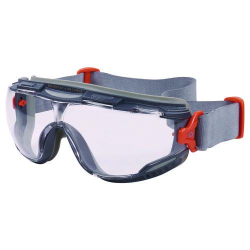 Picture of Skullerz ARKYN Anti-Scratch and Enhanced Anti-Fog Safety Goggles with Neoprene Strap, Clear