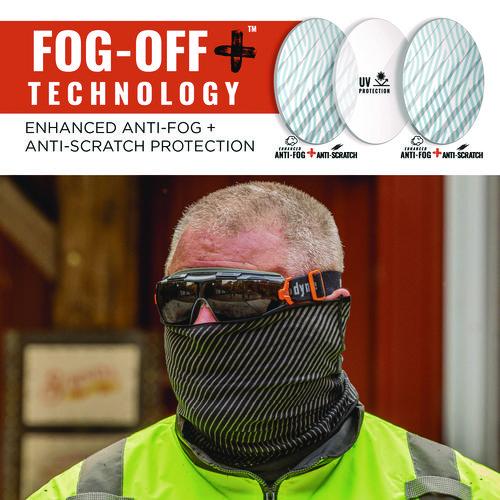 Picture of Skullerz ARKYN Anti-Scratch and Enhanced Anti-Fog Safety Goggles with Neoprene Strap, Smoke