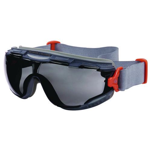 Picture of Skullerz ARKYN Anti-Scratch and Enhanced Anti-Fog Safety Goggles with Neoprene Strap, Smoke