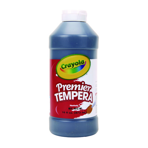 Picture of Artista II Washable Tempera Paint, Black, 16 oz Bottle