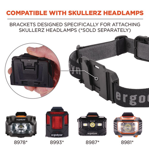 Picture of Skullerz 8980 Headband Light Mount with Fabric Strap