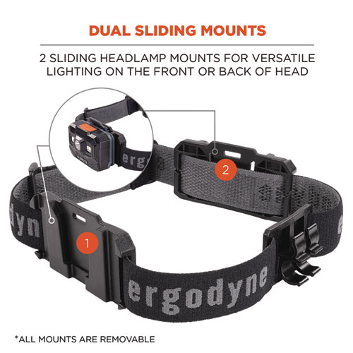 Picture of Skullerz 8980 Headband Light Mount with Fabric Strap
