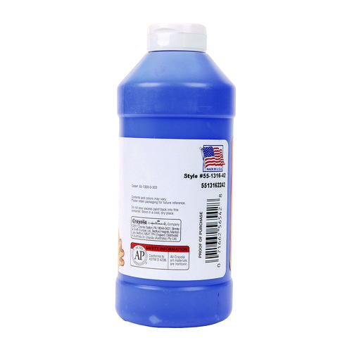 Picture of Washable Fingerpaint, Blue, 16 oz Bottle