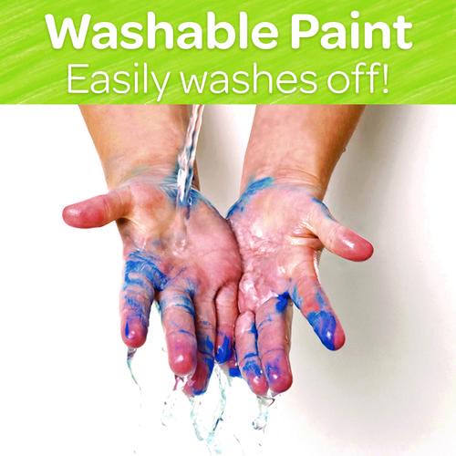 Picture of Washable Fingerpaint, Blue, 16 oz Bottle