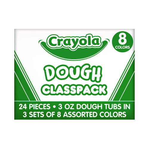 Picture of Dough Classpack, 3 oz, 8 Assorted Colors, 24/Pack