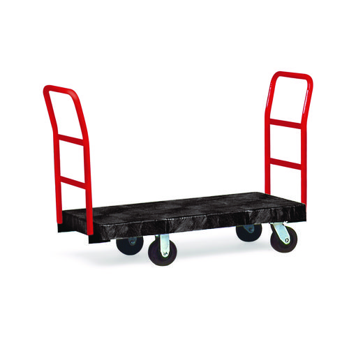 Picture of Heavy-Duty Platform Truck Cart, 1,200 lb Capacity, 24 x 48 Platform, Black