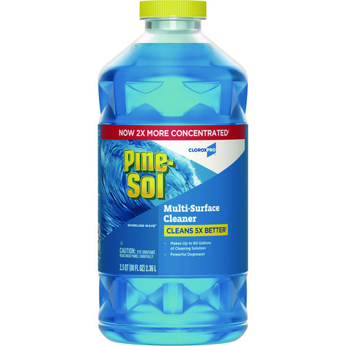 Picture of CloroxPro Multi-Surface Cleaner Concentrated, Sparkling Wave Scent, 80 oz Bottle