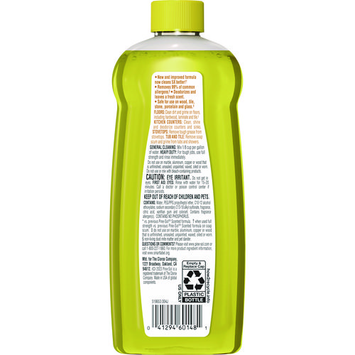 Picture of Multi-Surface Cleaner Concentrated, Lemon Fresh Scent, 14 oz Bottle, 12/Carton