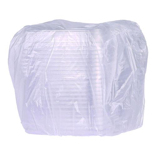 Picture of Lids for Regalia Sugarcane 160 oz Bowls, 12 x 12 x 1.9, Clear, 50/Carton