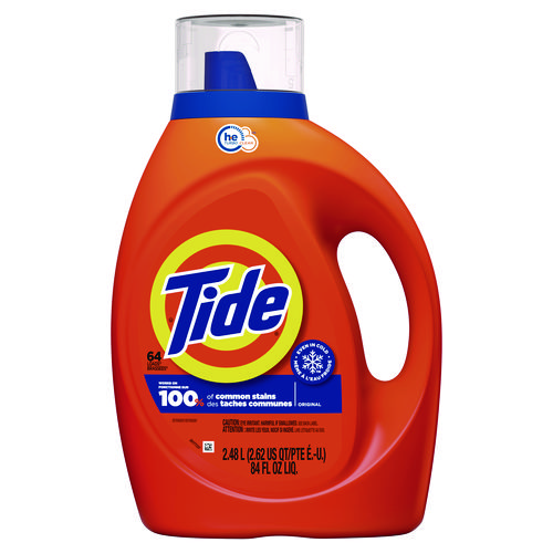 Picture of HE Laundry Detergent, Original Scent, Liquid, 64 Loads, 84 oz Bottle, 4/Carton