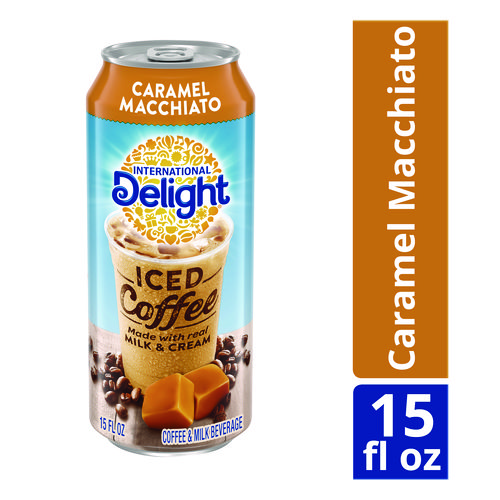 Picture of Iced Coffee, Caramel Macchiato, 15 oz Can, 12/Carton