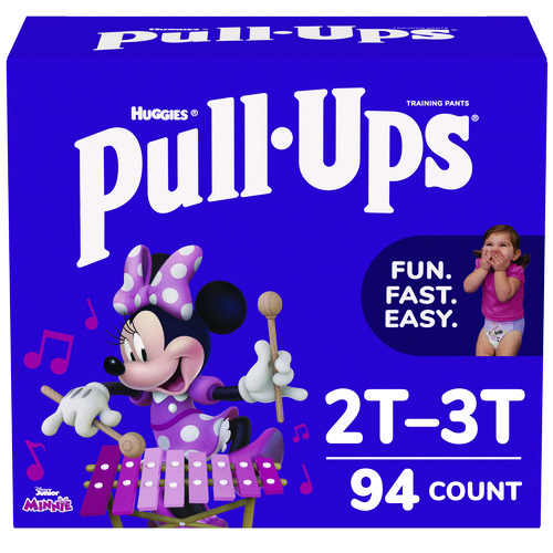 Picture of Pull-Ups Learning Designs Potty Training Pants for Girls, 2T-3T, 16 lbs to 34 lbs, 94/Carton