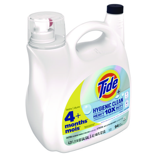 Picture of Hygienic Clean Heavy 10x Duty Liquid Laundry Detergent, Unscented, 146 oz Bottle