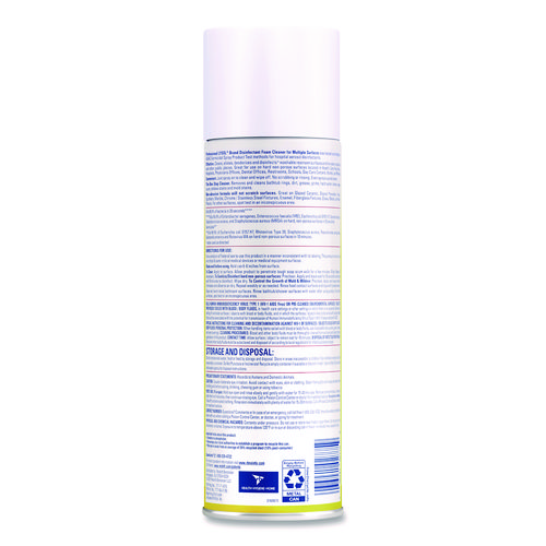 Picture of Disinfectant Foam Cleaner, 24 oz Aerosol Spray