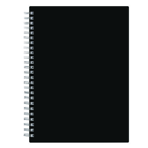 Picture of Enterprise Weekly/Monthly Notes Planner, 8.63" x 5.88", Black Cover, 12-Month (Jan to Dec): 2025