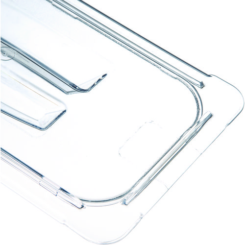 Picture of StorPlus Polycarbonate Handled Universal Lid, 7 x 12.5 x 0.88, Clear, Plastic