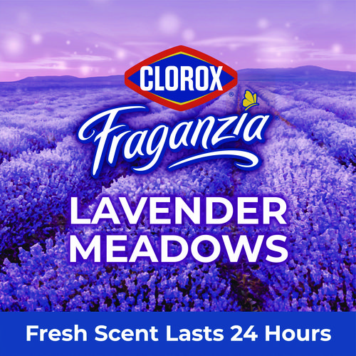 Picture of CloroxPro Fraganzia Multi-Purpose Cleaner Concentrate, Lavender Meadows Scent, 175 oz Bottle, 3/Carton