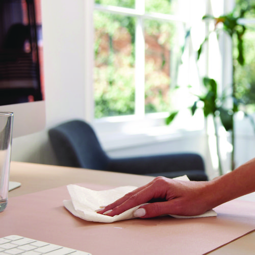 Picture of Vegan Leather Desk Pads, 31.5 x 15.7, Light Pink