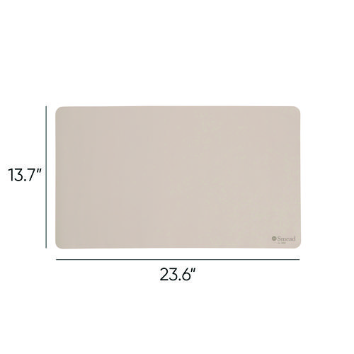 Picture of Vegan Leather Desk Pads, 23.6 x 13.7, SandStone