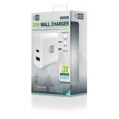 Picture of Wall Charger, 30 W, White