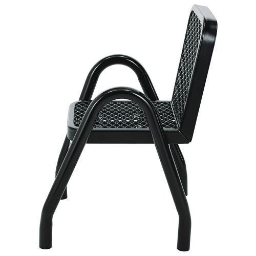 Picture of Outdoor Dining Set, Round, 36" dia x 29"h, Black Top, Black Base/Legs