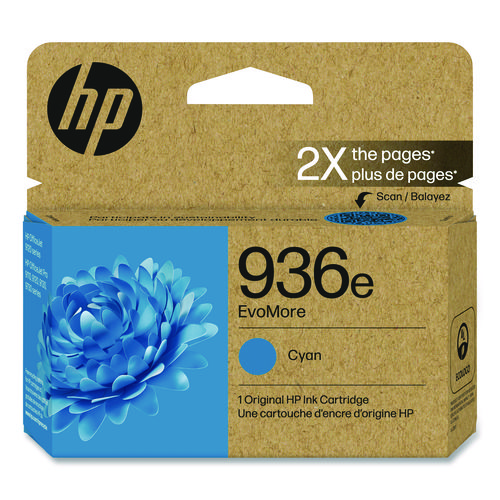 Picture of HP 936E, (4S6V3LN) Cyan Original Ink Cartridges