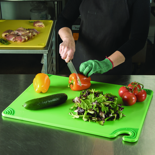 Picture of Saf-T-Grip Cutting Board, 24 x 18 x 0.5, Green