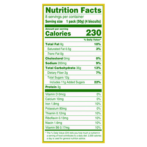 Picture of belVita Breakfast Biscuits, 1.76 oz Pack, Blueberry, 8 Packs/Box, 8 Boxes/Carton