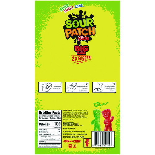 Picture of Fruit Flavored Candy, Grab-and-Go, 240-Pieces/Box