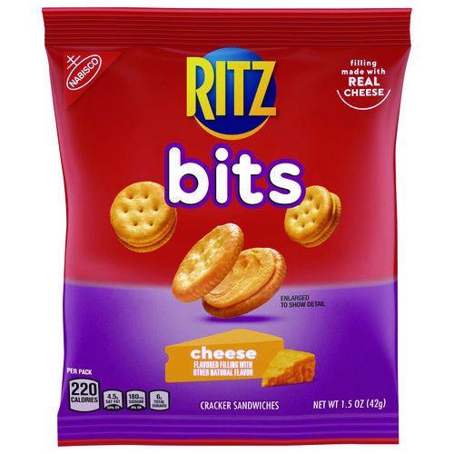 Picture of Ritz Bits, Cheese, 1.5 oz Packs, 60/Carton