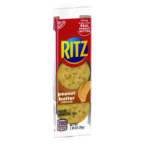 Picture of Ritz Peanut Butter Cracker Sandwiches, 1.38 oz, 8/Pack