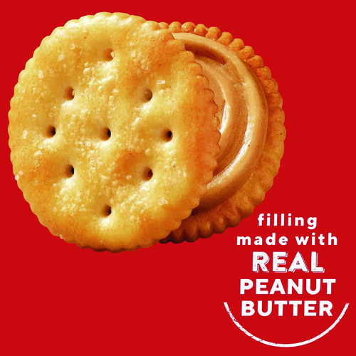 Picture of Ritz Peanut Butter Cracker Sandwiches, 1.38 oz, 8/Pack