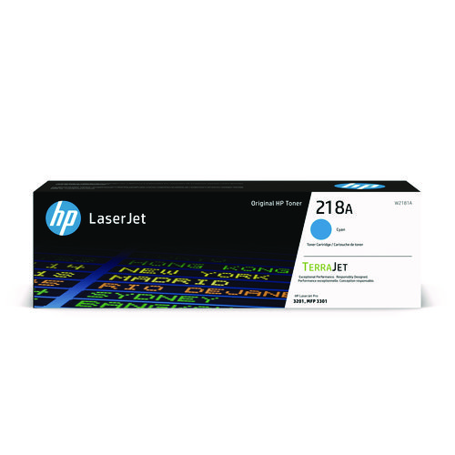 Picture of HP 218A, (W2181A), Cyan Original LaserJet Toner