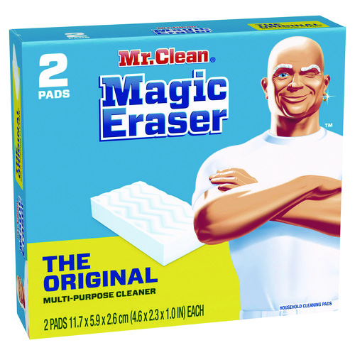 Picture of Magic Eraser, 4.6 x 2.3, 1" Thick, White, 2/Pack, 12 Packs/Carton