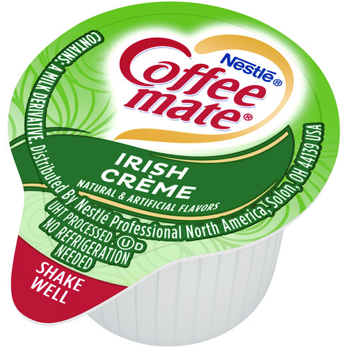 Picture of Liquid Coffee Creamer, Irish Creme, 0.38 oz Mini Cups, 50/Box